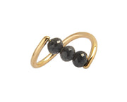Yellow Gold Ring with Diamonds "Glow"