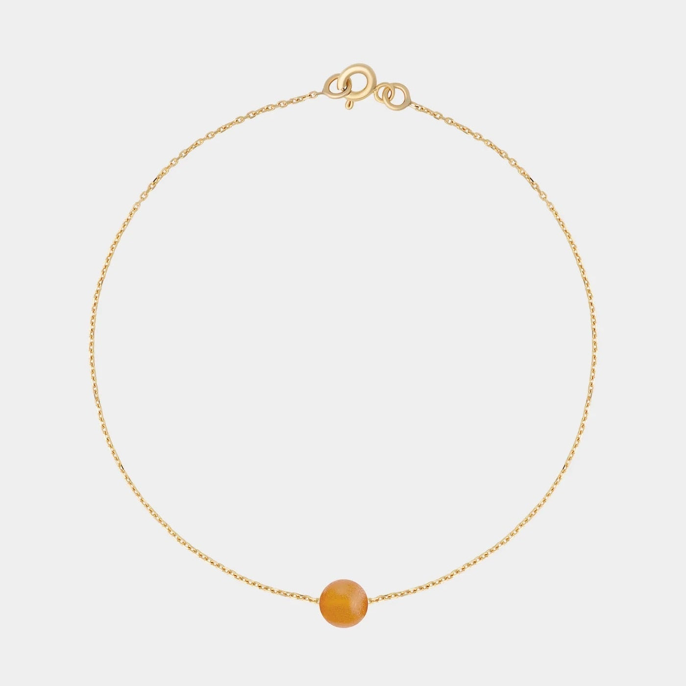 Gold Bracelet with Amber "Planètes d’Ambre", Big