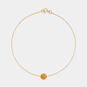Gold Bracelet with Amber "Planètes d’Ambre", Big