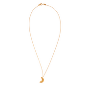 Gold Plated Necklace "The Crescent Moon"