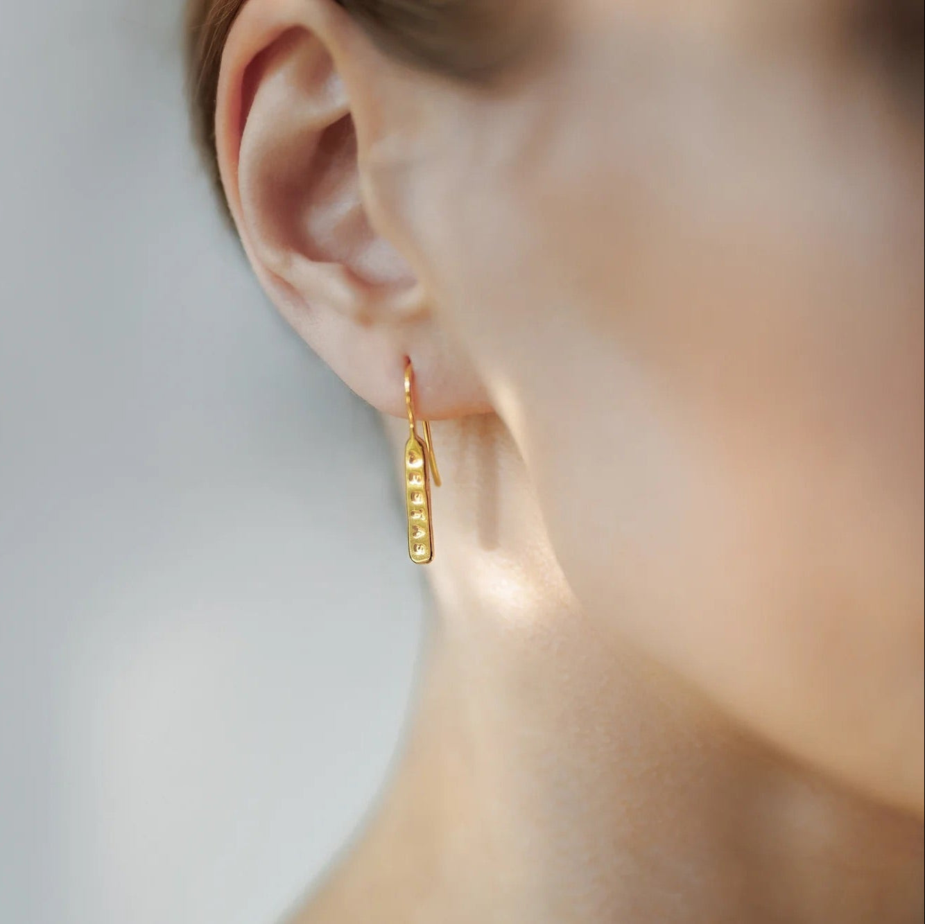 Gold Plated Silver Earrings "Aetherii Ignes / Celestial Fire”