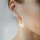 Gold Plated Silver Earrings "Aetherii Ignes / Celestial Fire”
