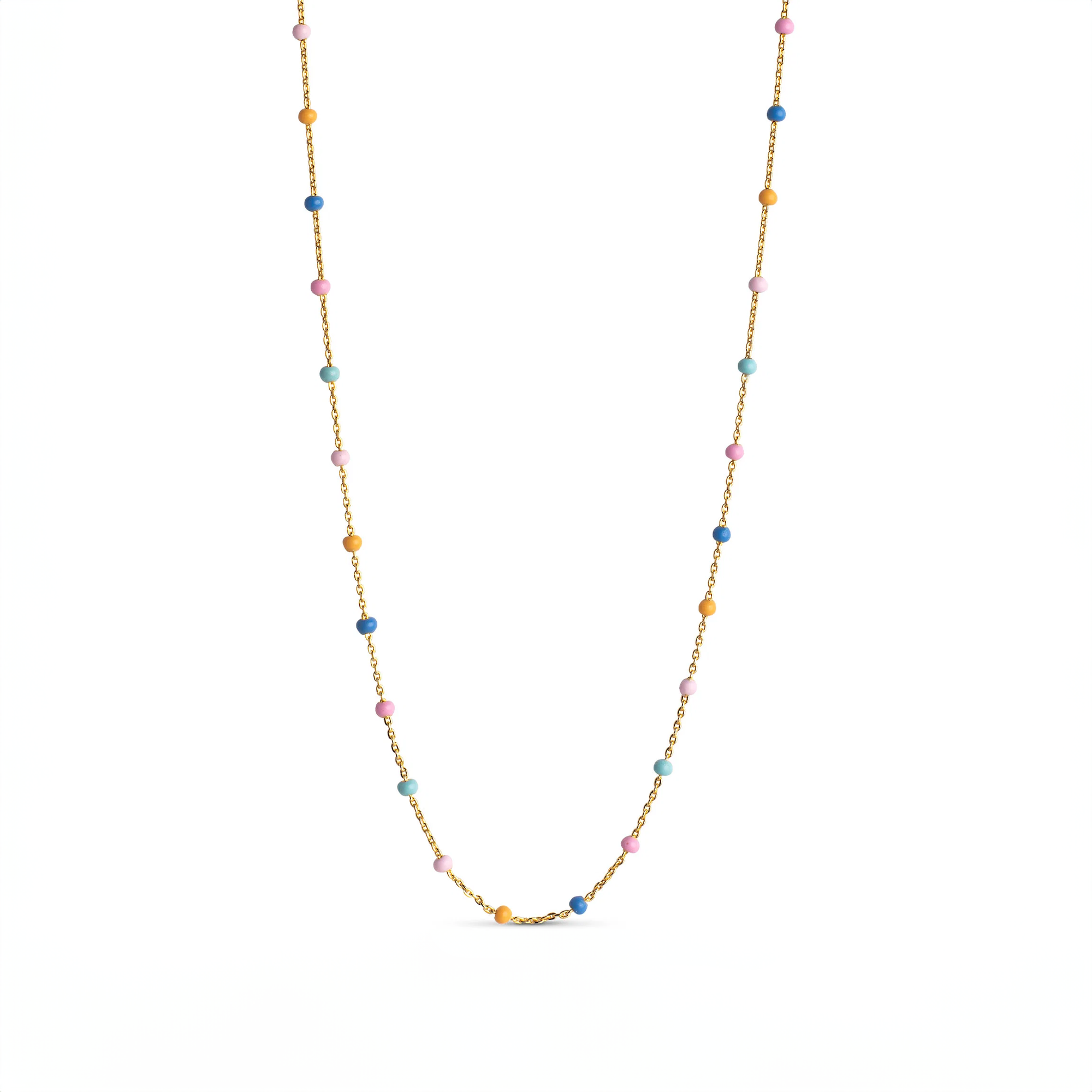 Gold Plated Silver Necklace "Lola Lolly"