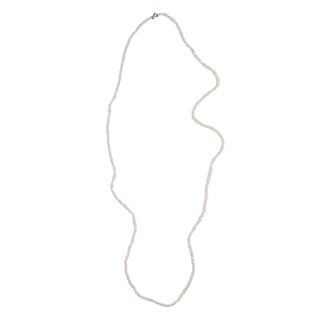 Gold Plated Silver Necklace with Pearls "Sonja"