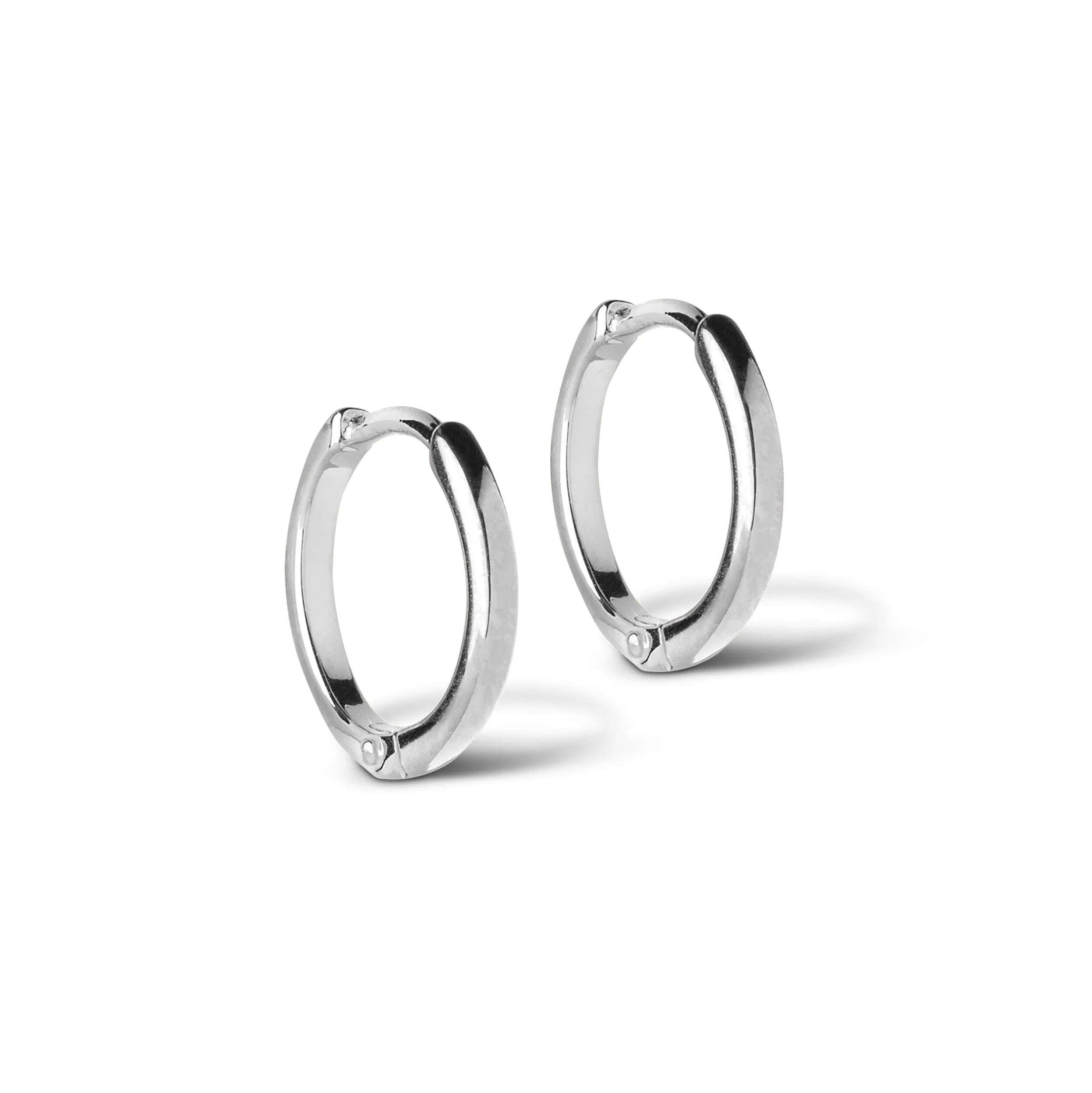 Sidabriniai auskarai „Classic“ (10 mm)