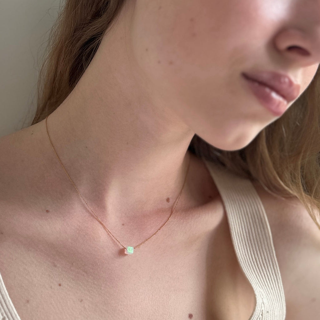 Gold Plated Silver Necklace "Sunbeam"