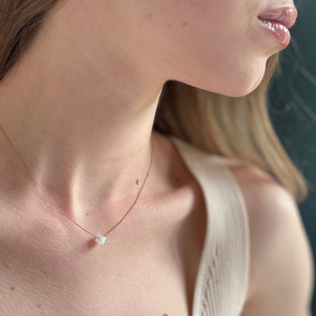 Gold Plated Silver Necklace "Sunbeam"