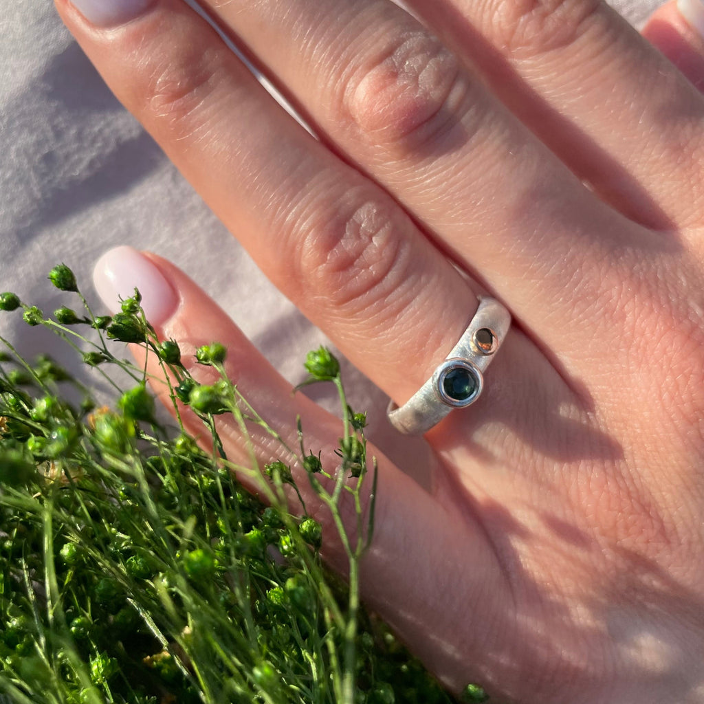 Silver & Sapphire Ring "Sapphire Sky"