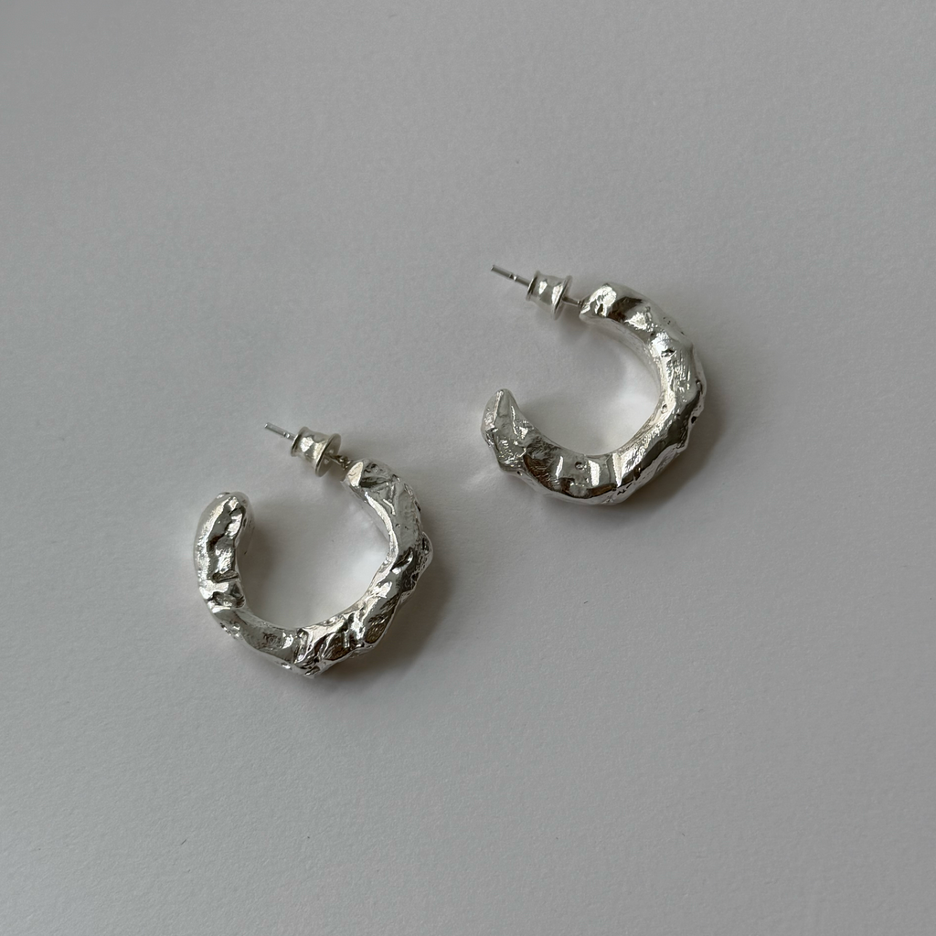 Silver Hoop Earrings