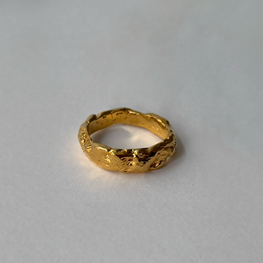 Gold Plated Silver Ring