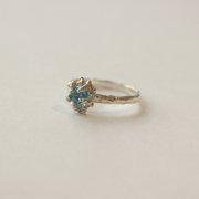 Silver Ring with Topaz "By the Water"