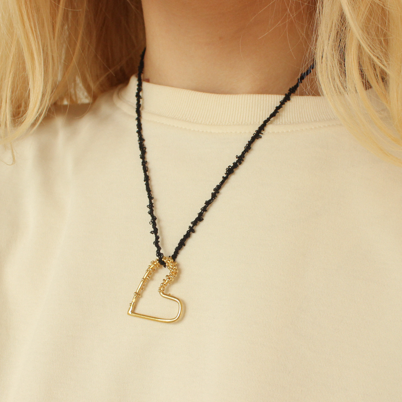 Silver Necklace "Imagination Rules"