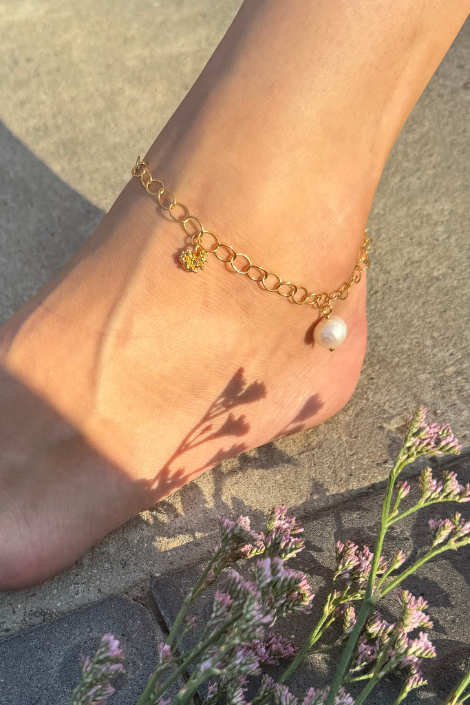 Silver Bracelet / Anklet "Locked Up"