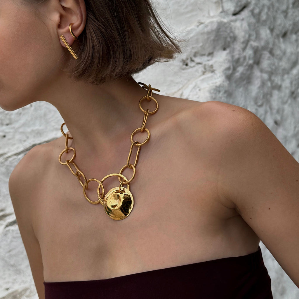 Gold Plated Necklace "Superluck"