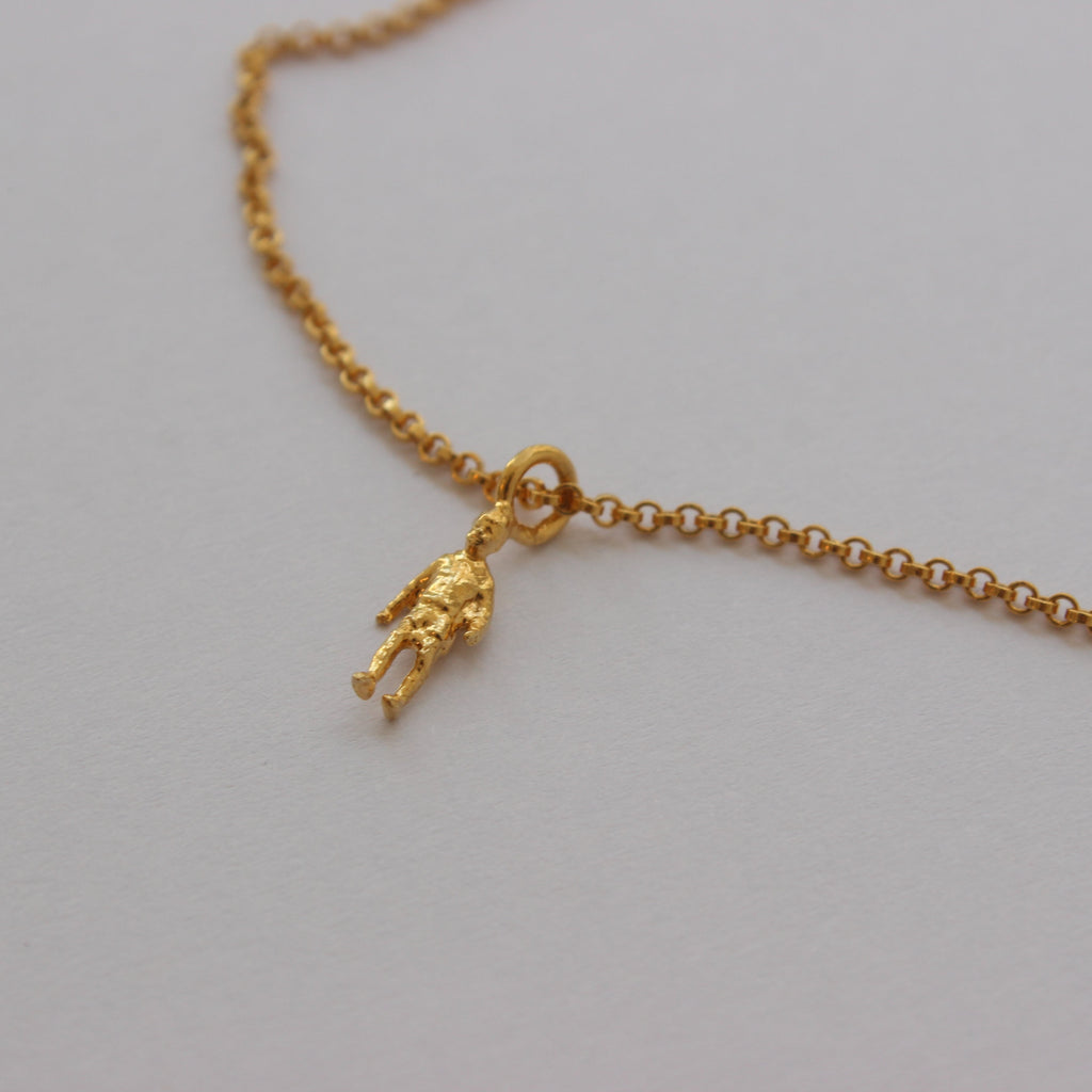 Gold Plated Silver Bracelet "Human Sentiments. Man"
