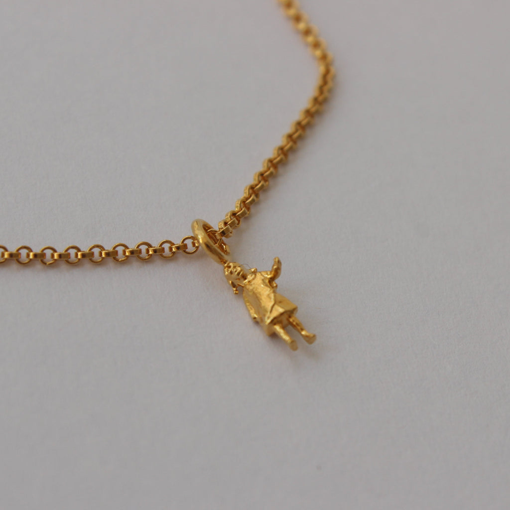 Gold Plated Silver Bracelet "Human Sentiments. Woman"