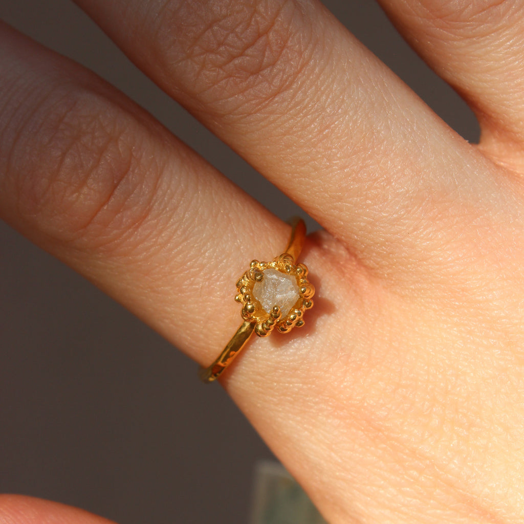 Silver & Diamond Ring "By the White Sea"