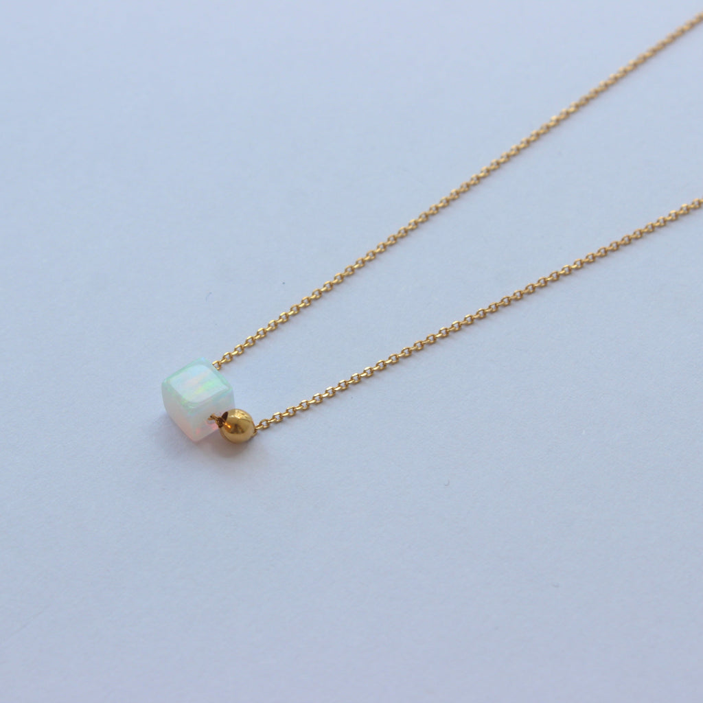 Gold Plated Silver Necklace "Sunbeam"