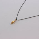 Gold-plated / Oxidised Silver Necklace "All Around She or He"