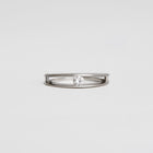 White Gold Ring "OBsess"