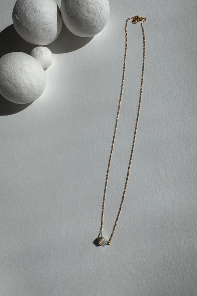 Gold Plated Silver Necklace "Sunbeam"