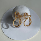 Gold Plated Silver Earrings "Starlite Threads"