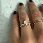 Silver Ring with Quartz "Feel Pink"