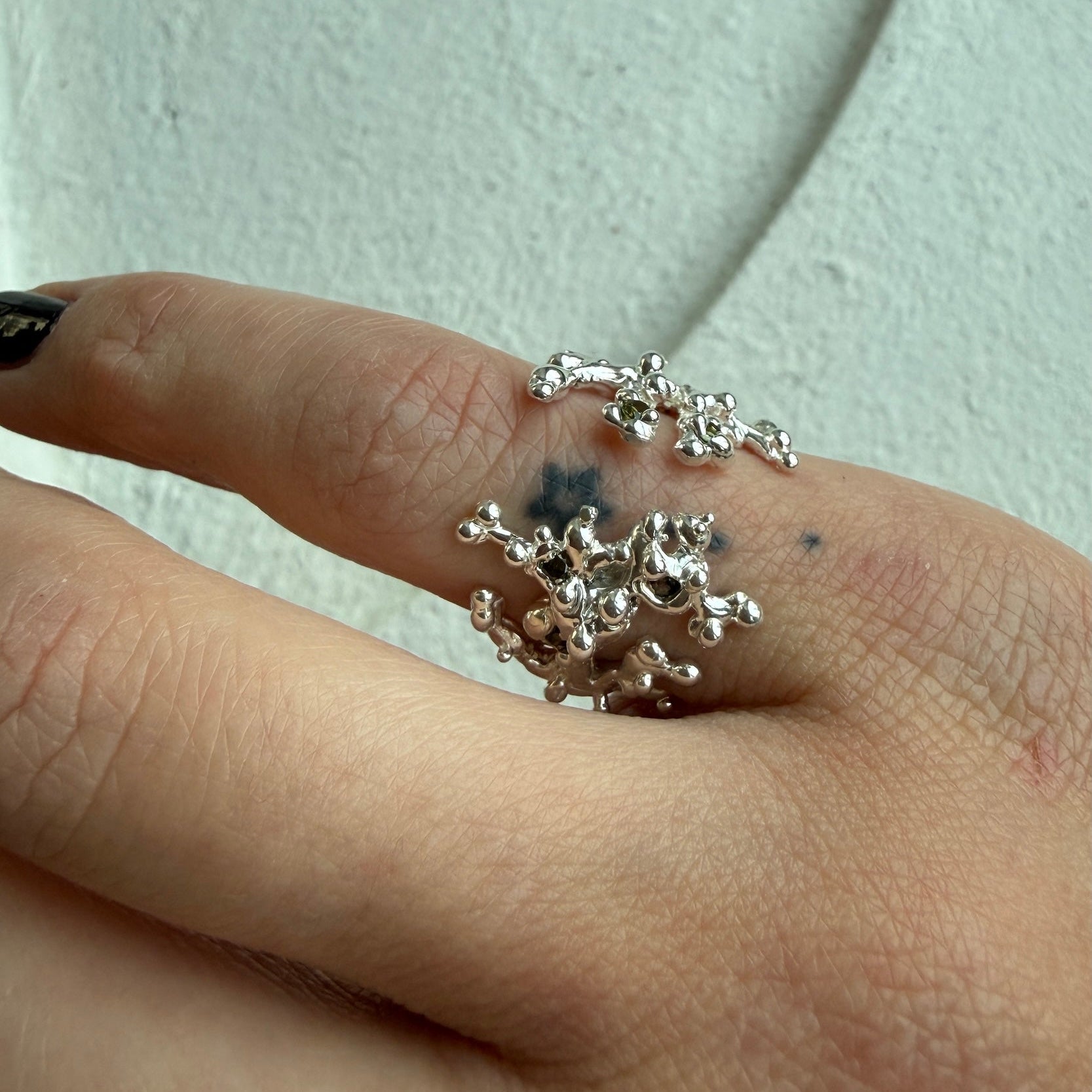Silver Ring "Sea Coral"