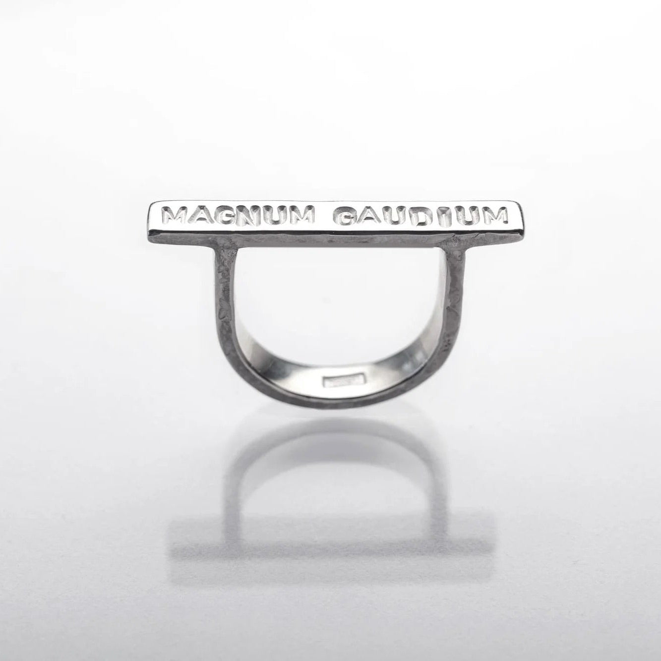 Silver Ring "Cum Bona Pace / With a Good Peace"