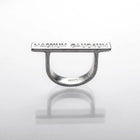 Silver Ring "Cum Bona Pace / With a Good Peace"