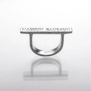 Silver Ring "Cum Bona Pace / With a Good Peace"