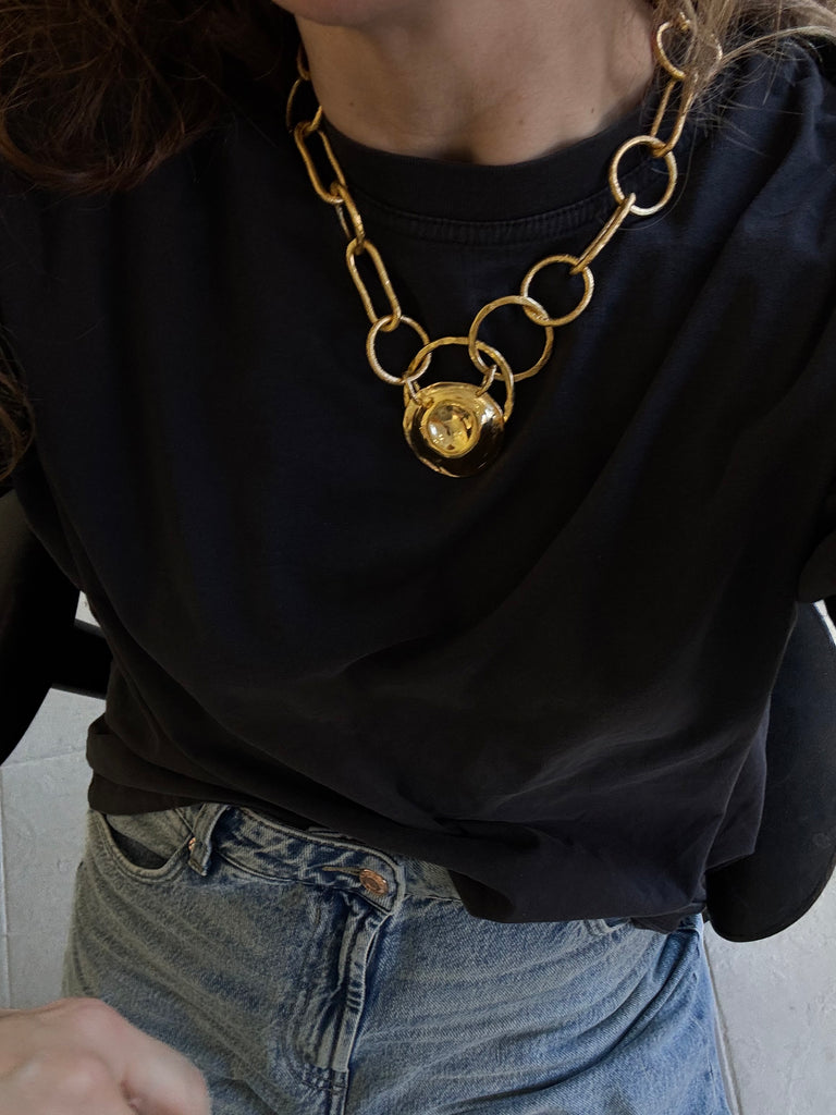 Gold Plated Necklace "Superluck"