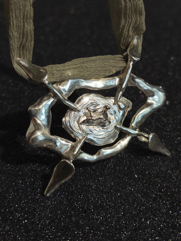 Silver Necklace "Lake"