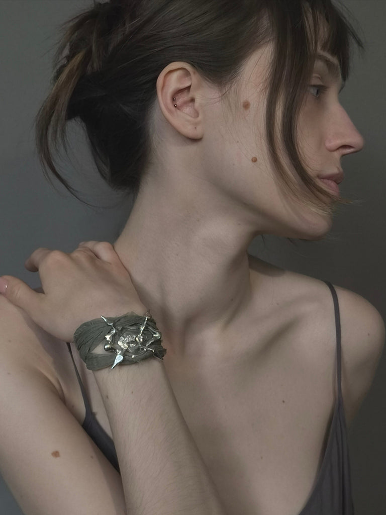 Silver Necklace "Lake"