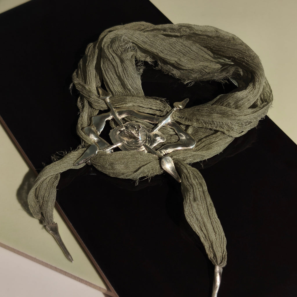Silver Necklace "Lake"