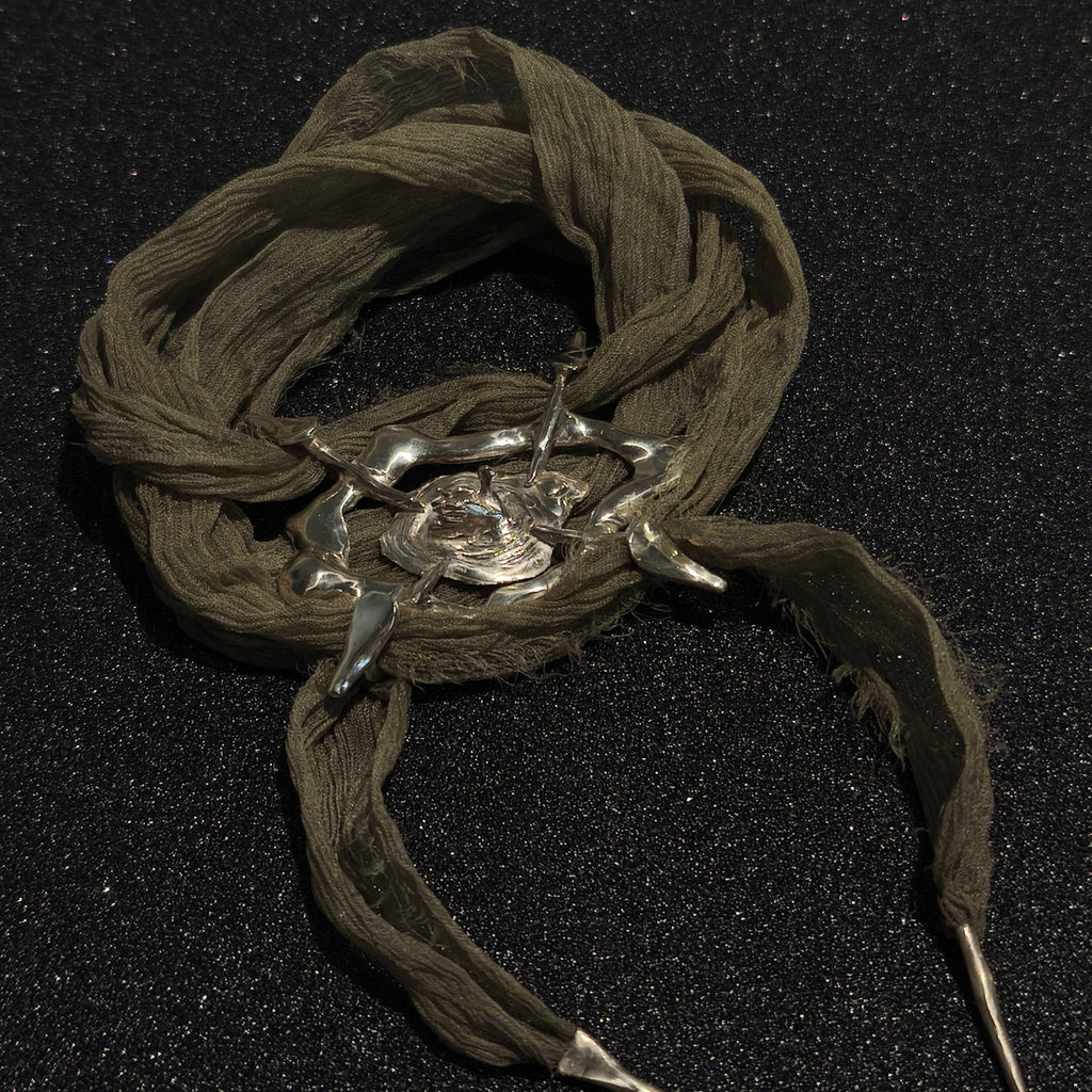 Silver Necklace "Lake"