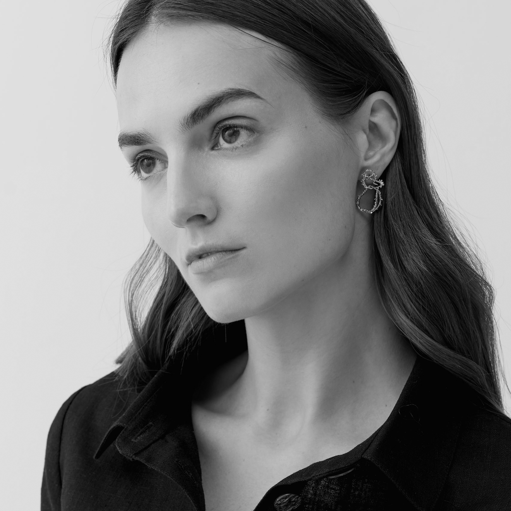 Silver Earrings "Starlite Threads"
