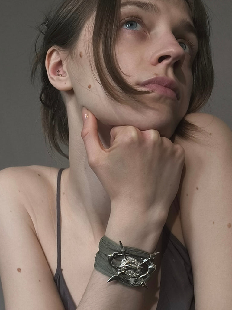 Silver Necklace "Meadow"