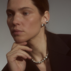 Woman wearing Miutto silver collection.