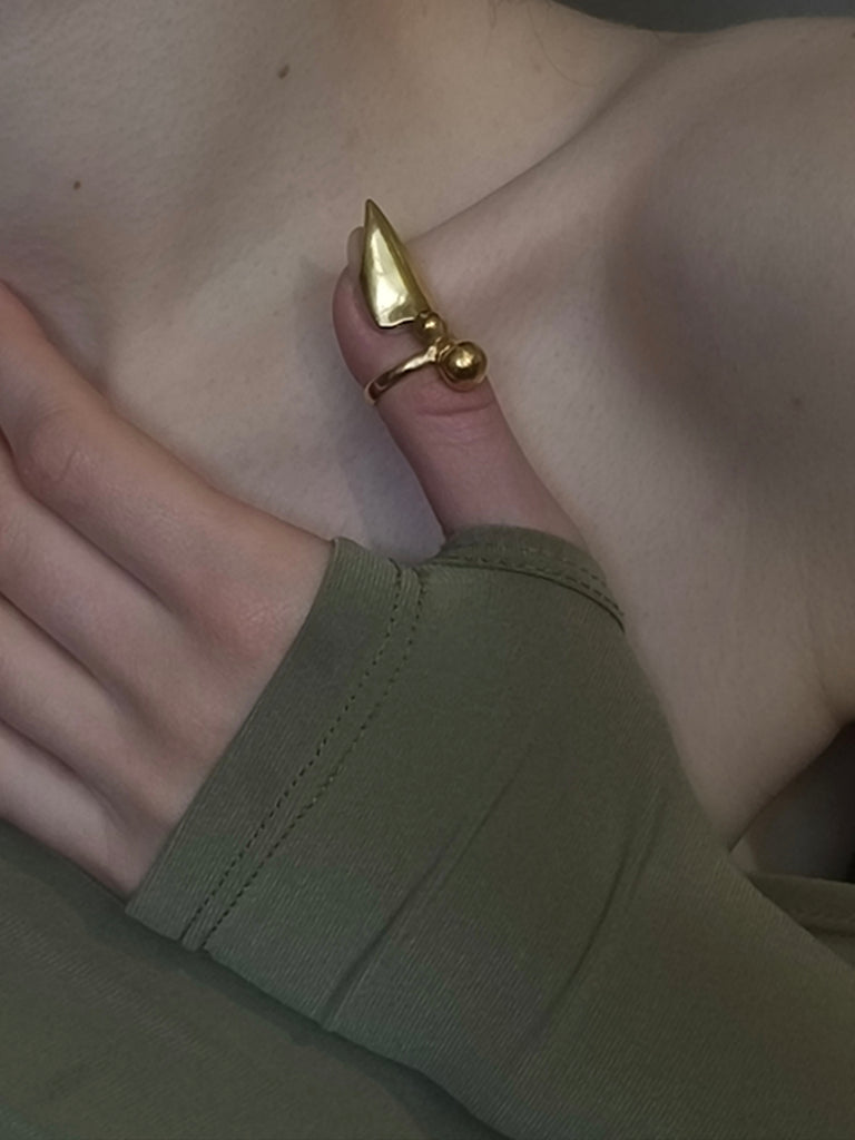 Silver Nail Ring
