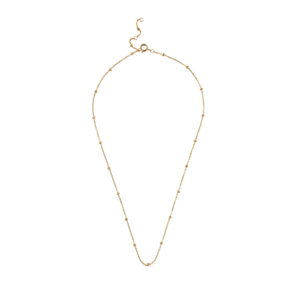 Auksuoto sidabro grandinėlė „Beaded Chain“