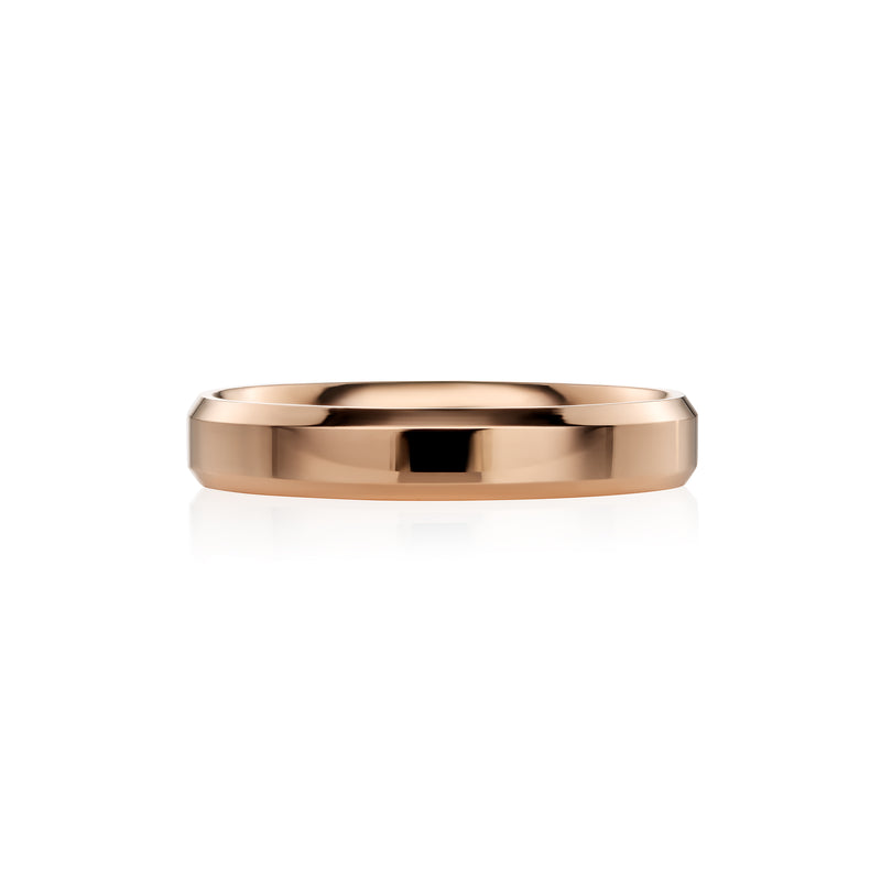 Rose Gold Wedding Ring for Him