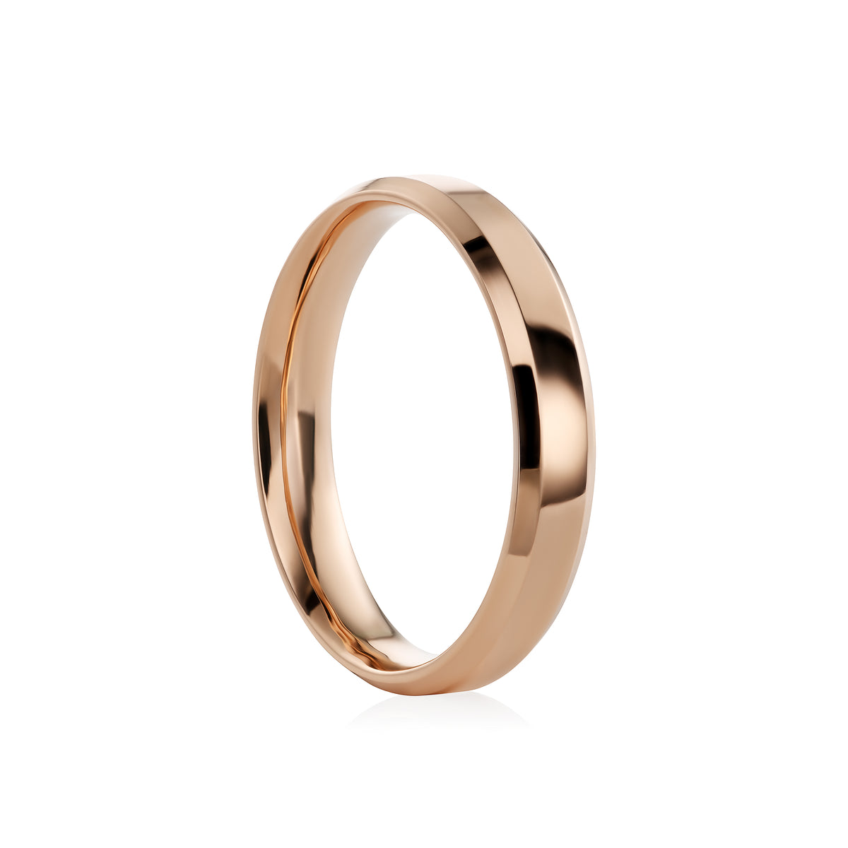 Rose Gold Wedding Ring for Him