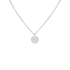 Silver Necklace with Diamonds "Written in the Stars"