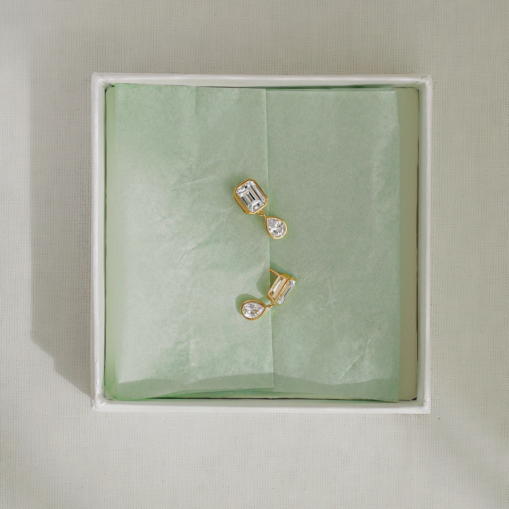 Gold Plated Silver Earrings "Seraphina"