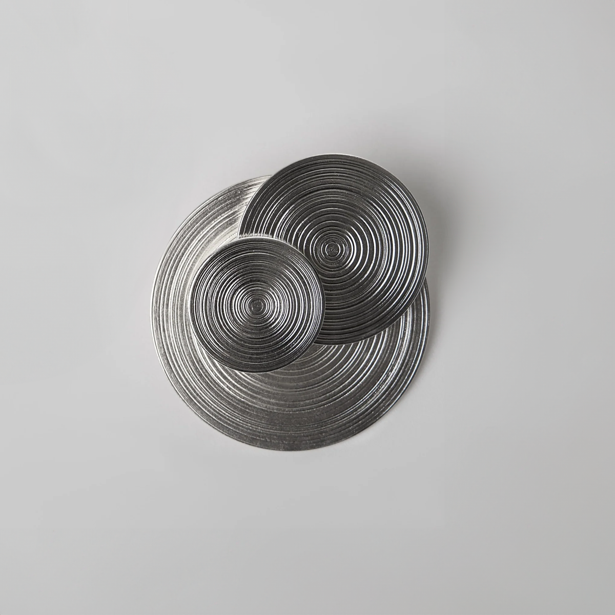 Silver Earring "Orbit³"