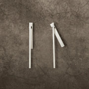 Sidabriniai auskarai „Fore" + „C-Line Orbit"