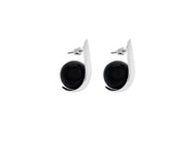 Silver Earrings with Amber "Nostalgia"