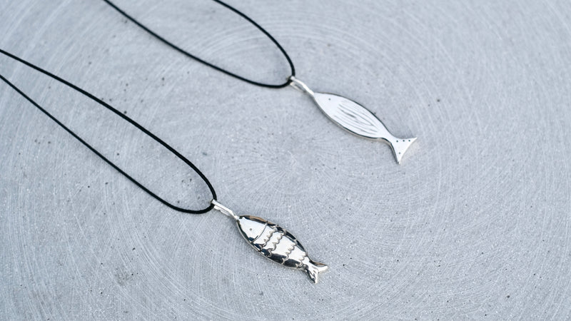 Silver Necklace "Silver Fish"