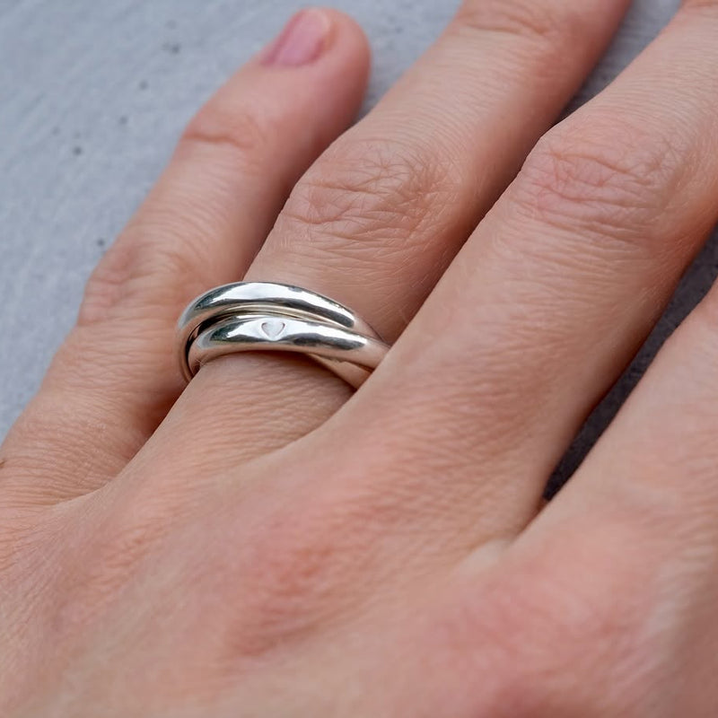 Silver Ring "Mysterious Love"